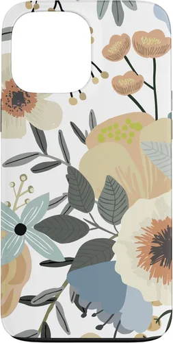 Vista 23 de iPhone 16 Boho Wildflower Garden Earth Tone Botanical Floral Pattern Case