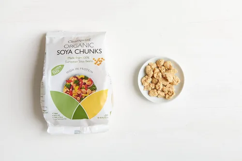 Vista 2 de CLEARSPRING Trozos de Soja Orgánica, 200 GR