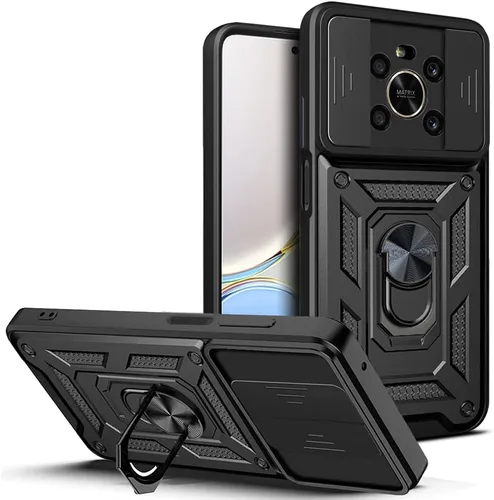 Vista 16 de Compatible con Tecno Camon 18P Bracket Shell, Slide Camera Lens Cover Case Azul