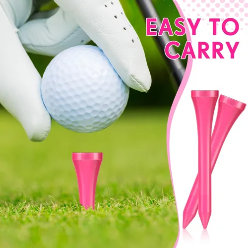 Vista 4 de Jenaai 200 piezas de camisetas de golf de bambú para mujer