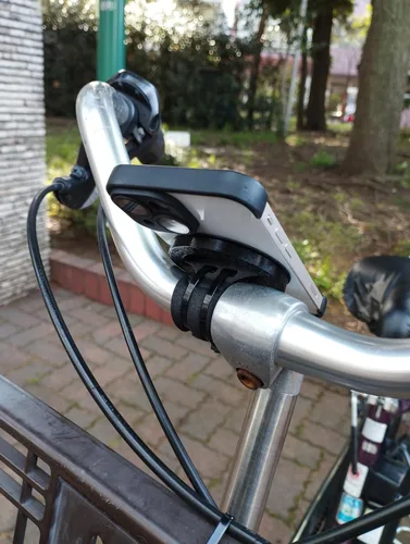 Vista 7 de Snap! Soporte magnético para teléfono móvil para manillar de bicicleta: seguro y ligero, color negro