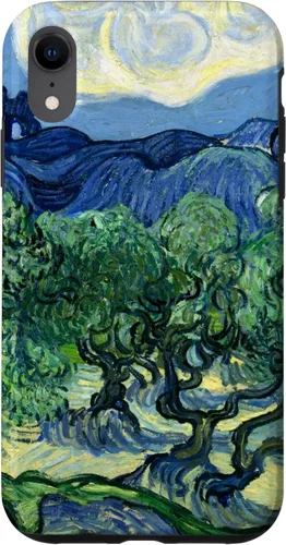 Vista 25 de Van Gogh Olivos con Alpilles Painting Famous Art Funda para iPhone 17