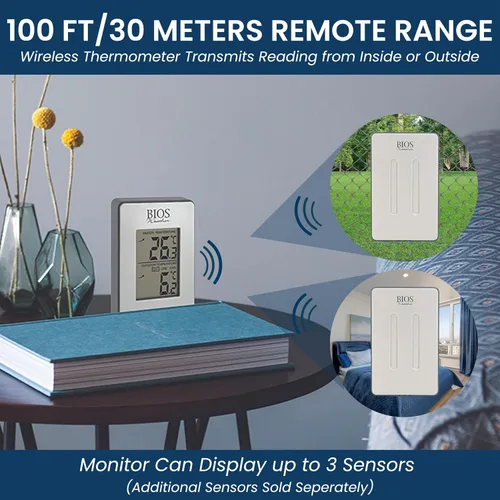 Vista 5 de Thermor Termómetro inalámbrico para interiores y exteriores Bios (Plata)