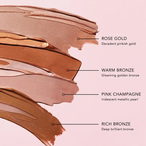 Vista 2 de JLO BEAUTY Resaltador de maquillaje y bronceador para cara y cuerpo, potenciador líquido de la tez, gotas luminosas de imprimación iluminadora