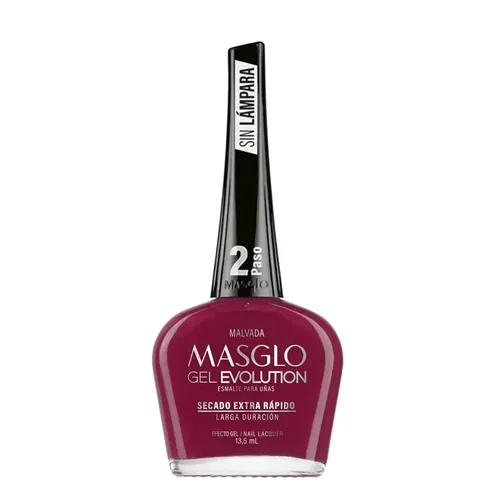 Vista 7 de MASGLO GEL EVOLUTION - Esmalte de uñas efecto gel, no requiere lámpara UV/Led, duración hasta 12 días, 1 pieza de color Gel sin necesidad de lampara