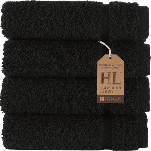 Vista 28 de Juego de 6 toallas de baño negras para baño, algodón turco original, suave, absorbente y de primera calidad, 2 toallas de baño, 2 manos y 2 toallas