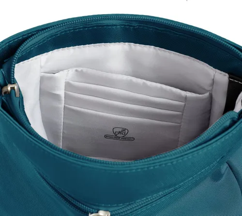 Vista 126 de Travelon Mini bolso de hombro clásico antirrobo