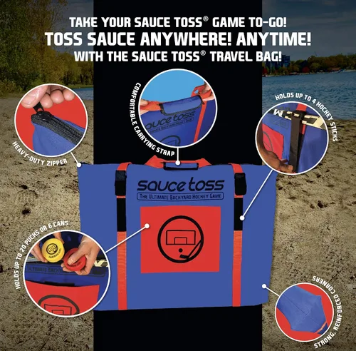 Vista 2 de Sauce Toss Bolsa de viaje de lona premium, azul