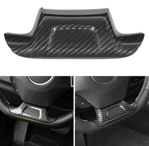 Vista 4 de Funda de volante de fibra de carbono para ZL1 2017-2019 (sin agujero)