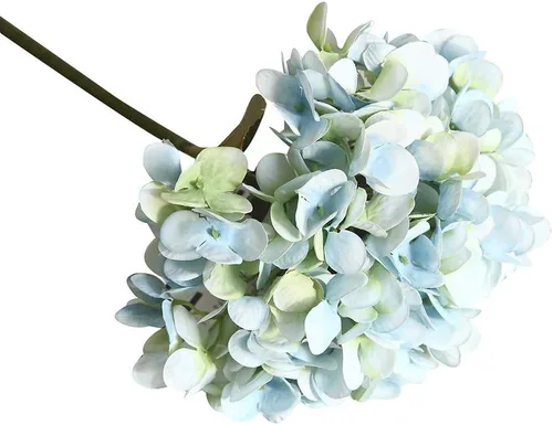 Vista 8 de BCDlily Flores falsas, plantas artificiales, bonsái, hortensias, macarones, arreglos florales para decoración del hogar, boda, oficina, fiesta (A)