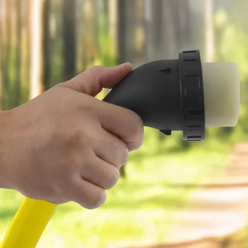 Vista 2 de Conntek Cable adaptador de corriente RV de 30A a 50A de 25 pies con mango de agarre, indicador de alimentación, conector de bloqueo