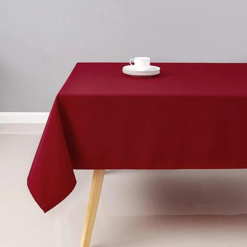 Vista 12 de Wewoch Mantel rectangular beige resistente al agua lavable de poliéster para comedor, cocina, fiestas, bodas y uso al aire libre, 52 x 70 pulgadas