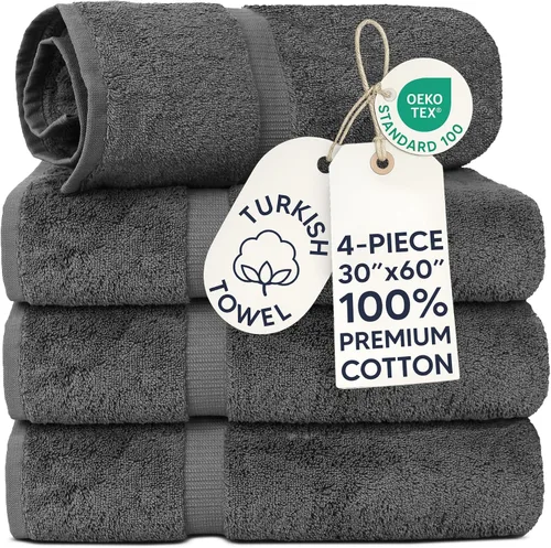 Vista 96 de Chakir Turkish Linens - Toallas turcas de 100% algodón, suaves y absorbentes (juego de 3 toallas personalizables, color aguamarina)