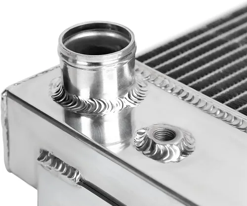 Vista 4 de Spec-D Tuning Radiador de enfriamiento de aluminio de 3 núcleos/filas compatible con Chevy Camaro 1967-1969