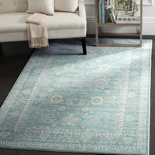Vista 7 de SAFAVIEH Valencia Collection - Alfombra para pasillo, 2 pies 3 pulgadas x 12 pies, alpina y multicolor, diseño bohemio chic envejecido, no desprende