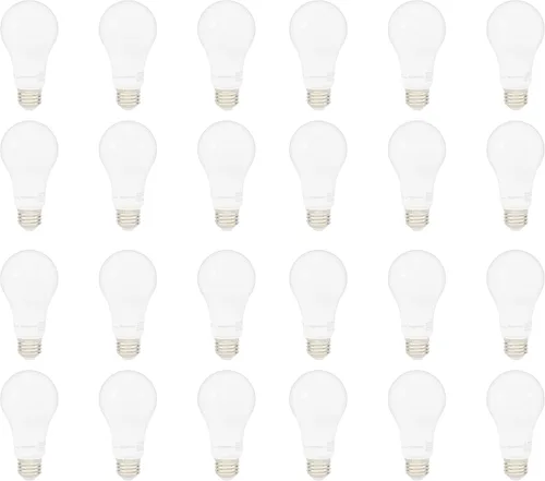 Vista 18 de Amazon Basics - Bombillas LED, eficientes energéticamente 6 W, equivalente a 40 vatios, base estándar E26, 2700 K, regulable, 10,000 horas