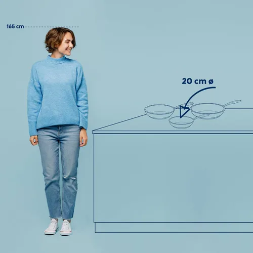 Vista 5 de kela Stella Nova 12215 - Sartén antiadherente (aluminio, 7.9 in)