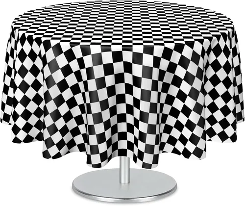 Vista 8 de Mulbozy 2 piezas de mantel de plástico negro para mesa rectangular, 54 × 108 pulgadas, fundas desechables de mesa para fiestas negras