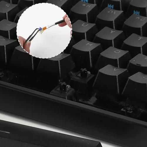 Vista 5 de Kit de herramientas para quitar teclado HEGAPOJA de 7 piezas, incluye extractor de teclas con 5 g de lubricante para teclado, extractor