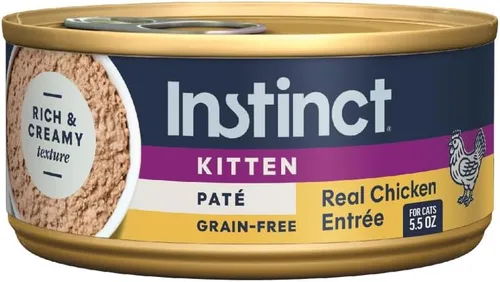 Vista 12 de Instinct Original Paté - Alimento húmedo para gatos, receta sin granos, pollo real, 3 onzas (paquete de 24)