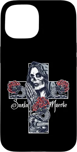 Vista 6 de Funda con diseño de calavera de Santa Muerte para iPhone 17