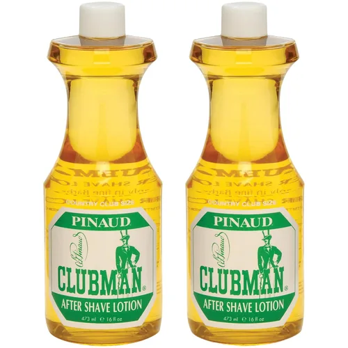 Vista 3 de Clubman Classic Pinaud Loción para después del afeitado, calma la piel después del afeitado con fragancia masculina 1.7 fl oz