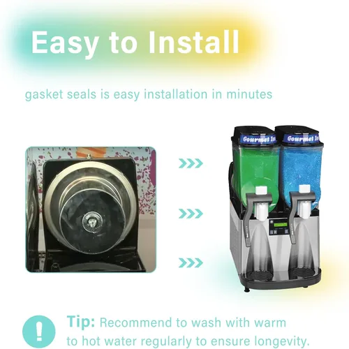 Vista 5 de Kit de bombillas de sello de juntas de granizado para Bunn Ultra 2 Parts,Máquina de bebidas congeladas Reemplazo de piezas de máquina granizado OEM