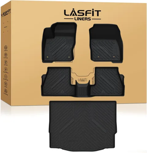 Vista 11 de LASFIT Alfombrillas delanteras para Ford F-150 2015-2026 F150 Lightning 2022-2025 SuperCrew & Super Cab Alfombra para todo tipo de clima, tapetes