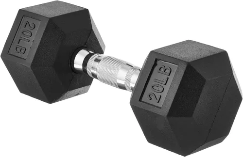 Vista 16 de Amazon Basics Rubber Hex Dumbbell Hand