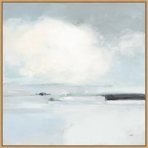 Vista 20 de Amanti Art Lienzo enmarcado para pared, 16 x 16 pulgadas, horizonte neutro I de Julia Purinton, lienzo enmarcado para pared, obras de arte