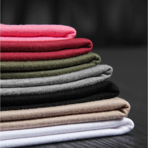 Vista 5 de Roselux Camiseta básica ajustada de manga corta con cuello redondo para mujer