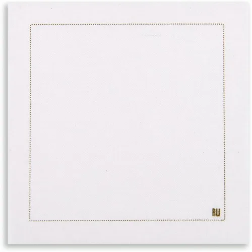 Vista 2 de Restaurantware Napluxe - Servilletas de cóctel de algodón orgánico, suaves y duraderas, servilletas de papel crudo de 4.5 x 4.5 pulgadas
