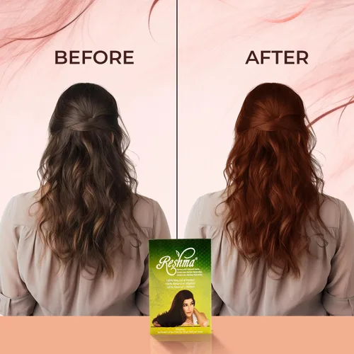 Vista 4 de Reshma Beauty Henna en polvo 100% puro (Lawsonia Inermis) – Tinte natural de un solo ingrediente para mezcla de canas, brillo y fuerza – Tinte