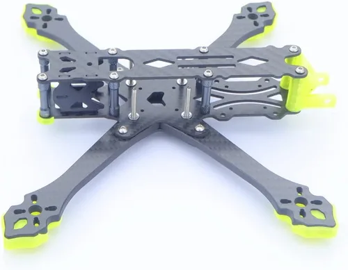 Vista 2 de QWinOut Xy-5 V2 5inch 8.583 in distancia entre ejes Drone Frame Kit Carbon Fiber FPV Rack