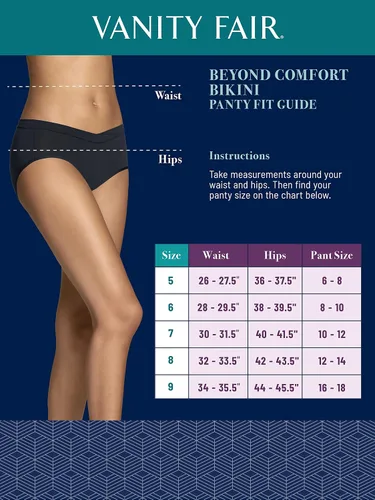 Vista 6 de Vanity Fair Bragas de bikini Beyond Comfort para mujer