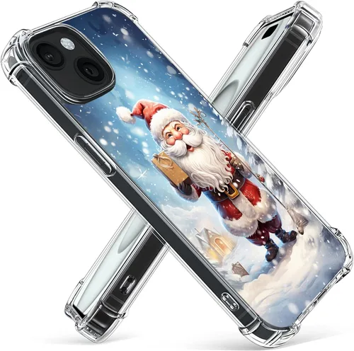 Vista 12 de Funda de Bulldog Francés para iPhone 15, policarbonato duro + TPU Bumper Funda protectora transparente compatible con iPhone 15 de 6.1 pulgadas