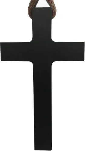 Vista 2 de Simple Wooden Cross Pendant Necklace for Men & Women Prayer Spiritual Religious Christian Jewelry