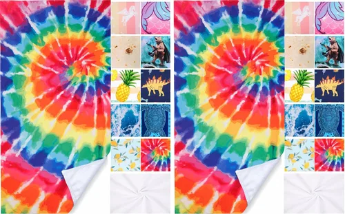 Vista 12 de LIVILAN Toalla de playa grande con diseño de gato gatito, microfibra suave, absorbente, de secado rápido, sin arena, ligera, multiuso para baño