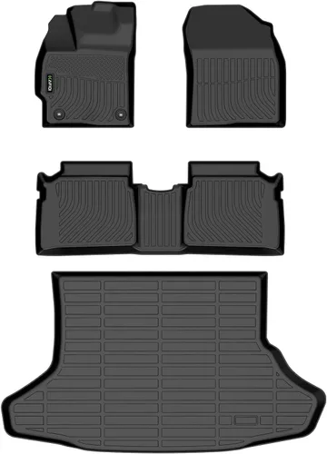 Vista 15 de HAFIDI® Juego de alfombrillas y forro de carga para Kia EV9 2024 2025 2026 (no apto para sillas de relajación), protección para todo tipo de clima