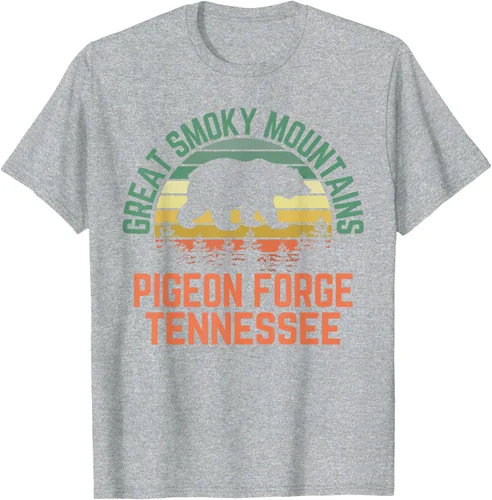 Vista 42 de Camiseta Pigeon Forge Great Smoky Mountains National Park Tennessee, Negro, S