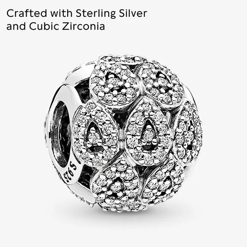Vista 3 de Joyería Pandora Brillantes Formas Circonita Charms En Plata De Ley
