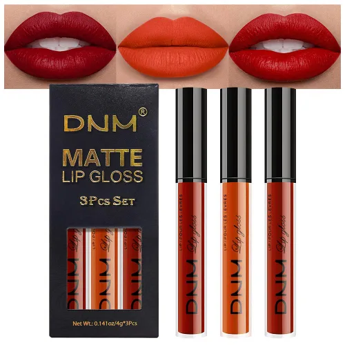 Vista 16 de evpct Juego de 2 lápices delineador de labios y lápiz labial líquido mate de 24 horas, color ciruela púrpura, maquillaje para mujer, lápiz labial