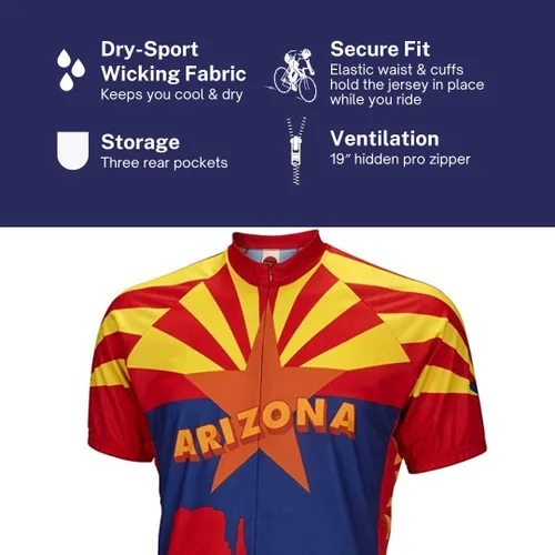 Vista 2 de BDI Ciclismo Ropa Arizona Jersey