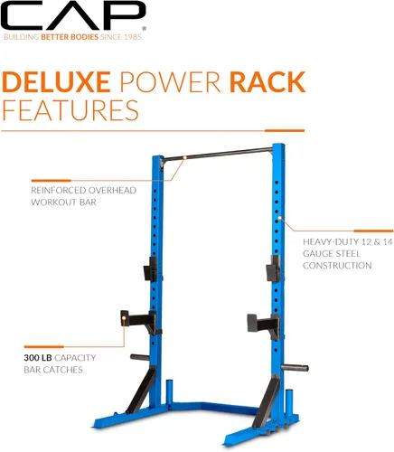 Vista 3 de CAP Barbell - Serie de colores FM-8000F Deluxe Power Rack