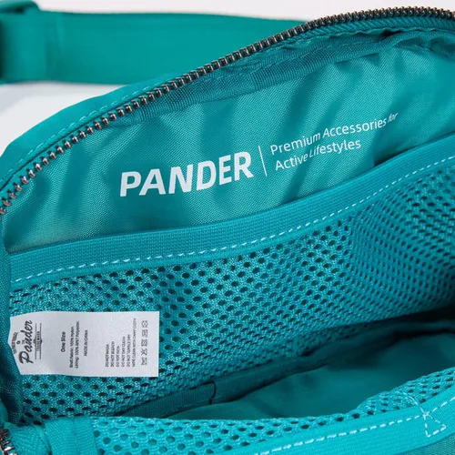 Vista 7 de Pander Everywhere - Riñonera para mujer, cangureras de moda, bolsas cruzadas, bolsa de cinturón para todas partes con correa ajustable, Verde Kelly