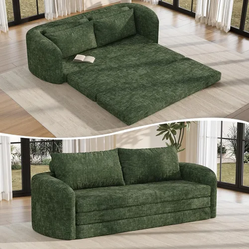 Vista 36 de Vesgantti Sofá modular sin hueso de 114 pulgadas, moderno sofá de 5 plazas en forma de U con 2 otomanas y asientos profundos, sofás de nube