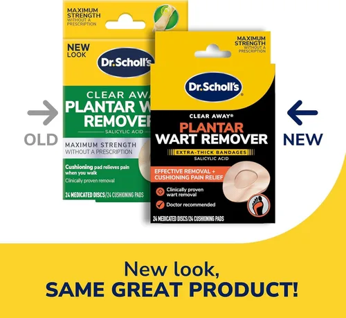 Vista 4 de Dr. Scholl's Clear Away Wart Remover Plantar 24 ea