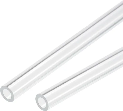 Vista 13 de MECCANIXITY Tubo acrílico transparente rígido redondo tubo 0.157 in (5/32") ID 0.315 in (5/16") OD 10" para lámparas y linternas, sistema