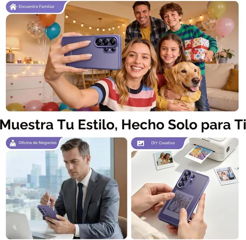 Vista 2 de CASEKOO - Carcasa para Samsung Galaxy S26 Ultra de 6.9" violeta Camera Guard, 16FT Military Protection, Anti-Fingerprint, Slim Matte Translucent