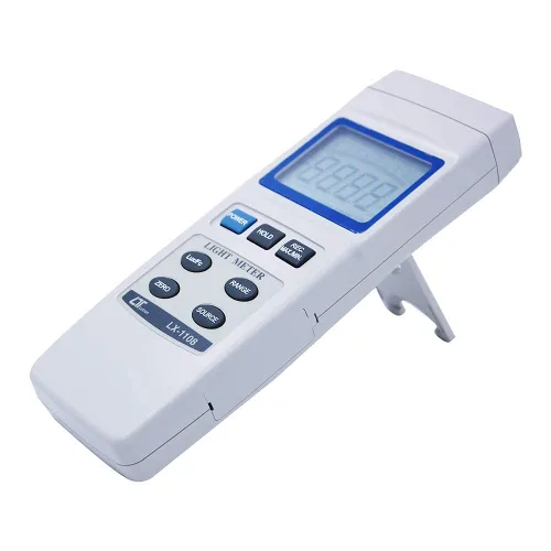 Vista 3 de Medidor de exposición digital Lux Meter junto con certificado de calibración de fábrica (rango: 0 a 4,00,000 Lux) para auditorios, teatros